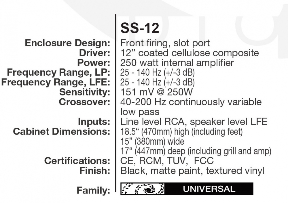 Subwoofer